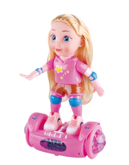 Power Joy Leila Scooter Doll 28cm with Light & Music Fashion Doll Scooter Playset