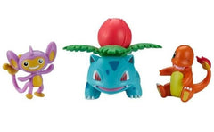 Pokemon Battle Action Figure 3 Set Pack Assortment