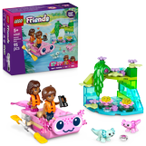 Lego Friends Axolotl Adventure Boat - Kids Building Playset with Mini Dolls & Animal Figures