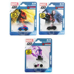 Marvel GO Mini W4 Spiderman 3Assorted 2Inches