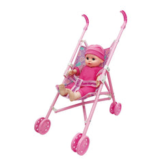 Hayati Baby Amoura My First Doll Stroller B/O 14Inches