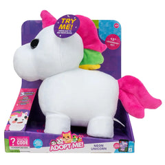 Adoptme Plush Neon Unicorn 12Inch B/O