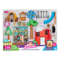 Adoptme Coffee Shop and Park Playset