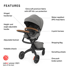 Stokke Xplory X Stroller - Modern Grey