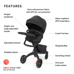 Stokke Xplory X Stroller - Rich Black