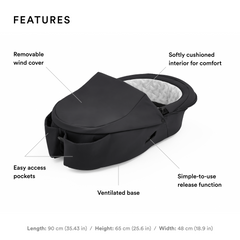 Stokke Xplory X Carry Cot Rich Black