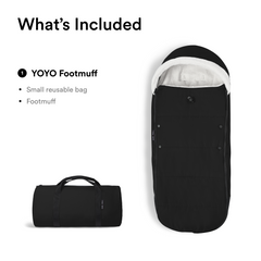 Stokke YOYO Footmuff Black
