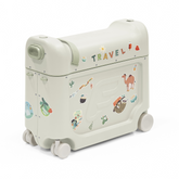 Stokke JetKids BedBox Sea Green Kids Ride On Travel Suitcase Bed Box