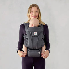 Ergobaby Omni Deluxe Baby Carrier Graphite Grey All Position Ergonomic Carrier