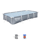 Bestway Steel Pro Rectangular Frame Pool - 366x201x66cm
