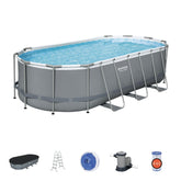 Bestway Powersteel Oval Pool Set 5.49m x 2.74m x 1.22m (18' x 9' x 48")