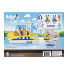 Bluey Color Change Cat Boat Vehicle Playset