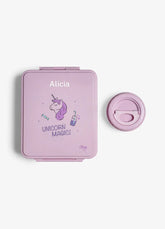 Citron Stormy Unicorn Magic Grand Lunch Box with Insulated Food Jar