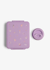 Citron Mermaid Grand 4-Compartment Lunch Box with Insulated Food Jar