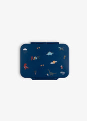 Citron Dino Tritan 4-Compartment Lunch Box