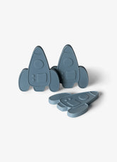 Citron Spaceship Reusable Ice Packs - Set of 3 for Lunch Boxes & Coolers