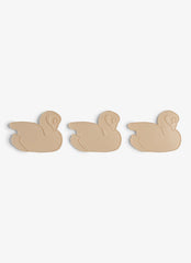 Citron Swan Reusable Ice Packs - Set of 3 for Lunch Boxes & Coolers