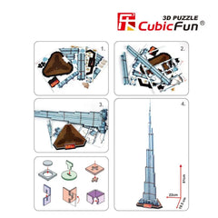 3D Puzzle Burj Khalifa 92 Pcs UAE