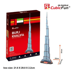 3D Puzzle Burj Khalifa 92 Pcs UAE