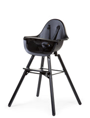 Childhome Evolu 2 Chair 2 in 1 + Bumper Black