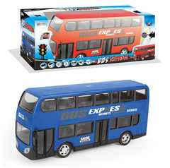 Kidzpro RC Express Bus with Lights – Remote-Controlled Toy Bus Assorted Colors, Random Selection