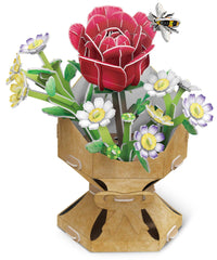 3D Puzzle Rose Flower Bouquet 120pieces