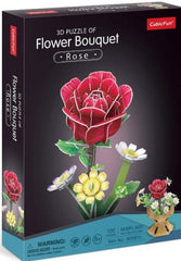3D Puzzle Rose Flower Bouquet 120pieces