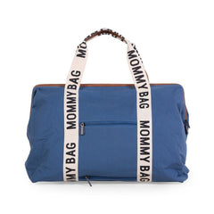 Childhome Mommy Bag Signature Canvas Indigo Large Baby Diaper Travel Bag