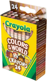 Crayola Colors Of The World Crayons 24 Pcs