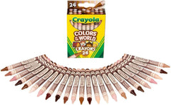 Crayola Colors Of The World Crayons 24 Pcs