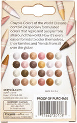 Crayola Colors Of The World Crayons 24 Pcs