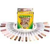 Crayola Color of the World Markers Pack of 24