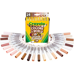 Crayola Color of the World Markers Pack of 24