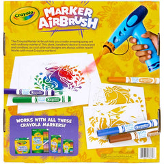 Crayola Marker Airbrush Kit Battery Operated