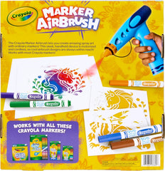 Crayola Marker Airbrush Kit Battery Operated