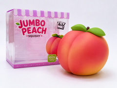 Peach-Shaped Jumbo Squishy Fidget Toy for Kids