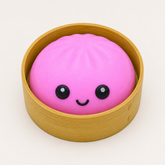 Squeezy Dumplings Medium 5.5cm Assorted Colors Soft Squishy Stress Relief Toy for Kids - Sold per piece (Random selection)