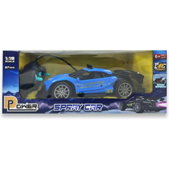 Dpower 1:18 Rc 4Wd Spray Runner Blue Battery Operated
