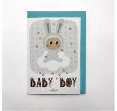 Wish Kidz Card A6 Baby Boy