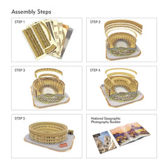 National Geo 3D Puzzle The Colosseum 131 Pcs