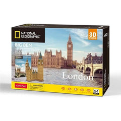 National Geo 3D Puzzle Big Ben London 2 94-Piece
