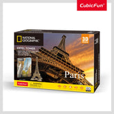 National Geo 3D Puzzle Eiffel Towers 80-Piece