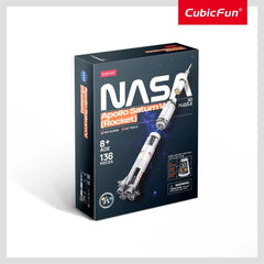 3D Puzzle Nasa Apollo Saturn V 136 Pcs