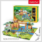 Ngeokids 3D Puzzle Jungle Adventure Playset