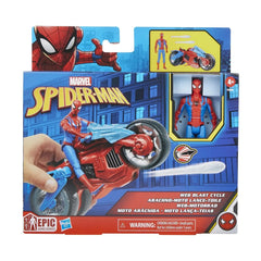 Marvel Spiderman Vehicle & Figure 4 - Inch