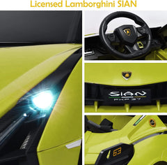 Factual Lamborghini Sian 2 Seater Kids Ride-On Battery Operated