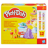 Play-Doh Celebration Compound Pack 12-Colour Modelling Dough Playset for Kids