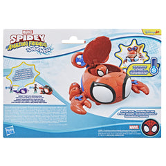 Marvel Spidey & His Amazing Friends Water-Webs Spider Crab Vehicle with Spidey Figure