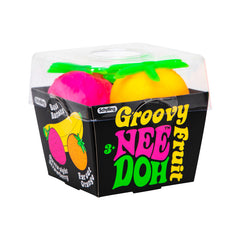 Needoh Groovy Fruit 3-in-1 Squeezy Fidget Toy for kids