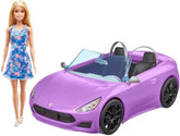 Barbie Glam Convertible Car With Doll